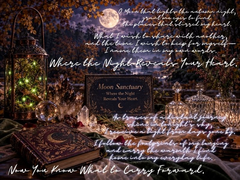 2026年10月 Moon Sanctuary｜秋の森の祭壇